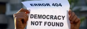 Democracy not found